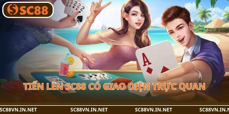 Giao diện trực quan của tiến lên SC88 được nhiều bet thủ yêu thích.