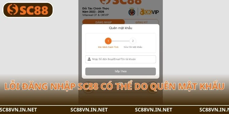 4 nguyên nhân truy cập vào hệ thống game cược của SC88 thất bại. 