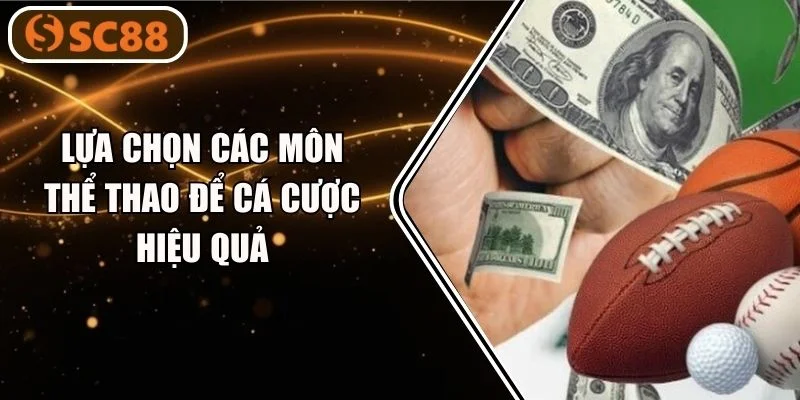 04+ Lựa Chọn Các Môn Thể Thao Để Cá Cược Hiệu Quả