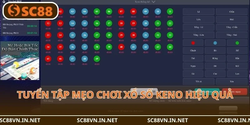 Tuyển tập mẹo chơi xổ số Keno hiệu quả nhất mà bạn nên thử.