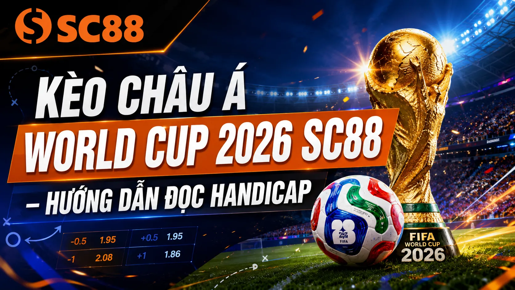 Kèo Châu Á World Cup 2026 SC88